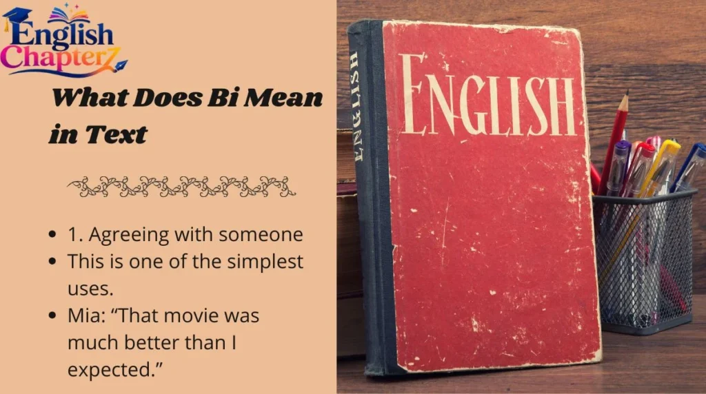 What Does Bi Mean in Text