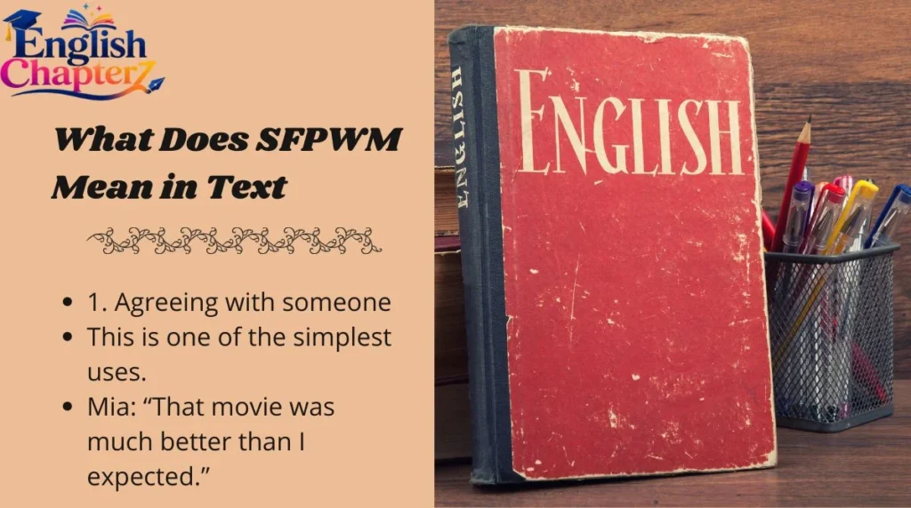 What Does SFPWM Mean in Text