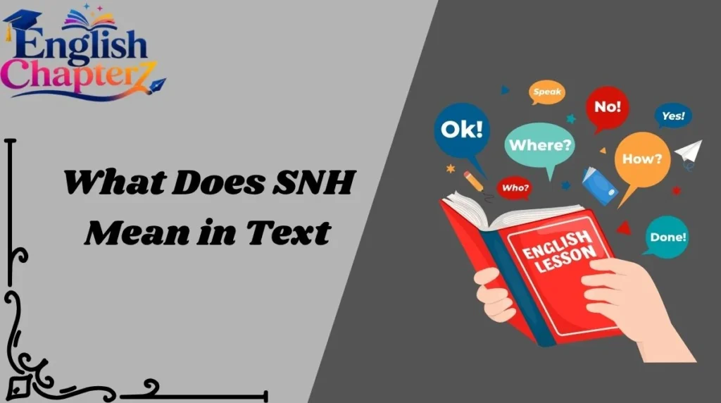 What Does SNH Mean in Text