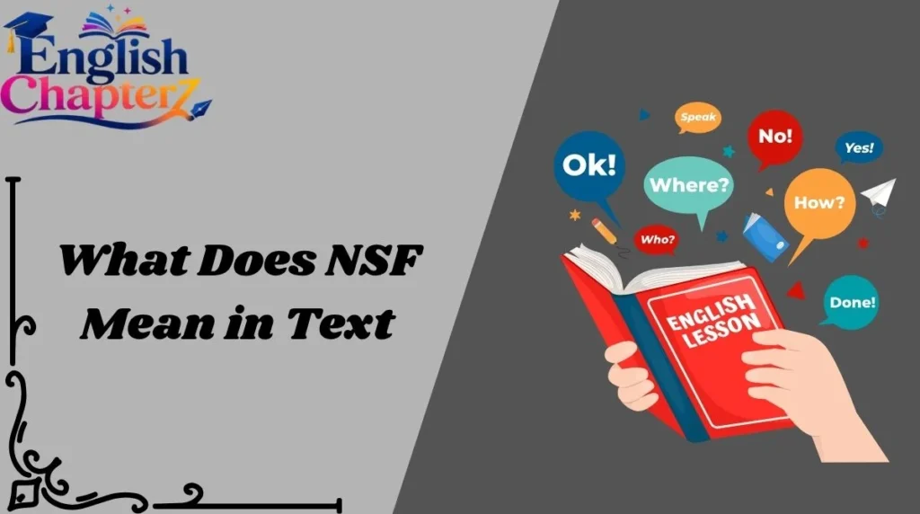 What Does NSF Mean in Text
